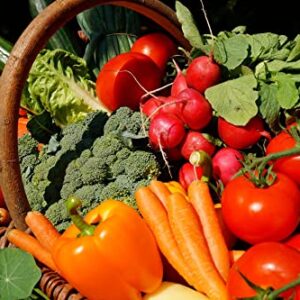 Set of 35 Premium Variety Herbs and Vegetables - Deluxe Garden Choices for Premium Gardening! (35 Liberty Garden Premium Vegetable)