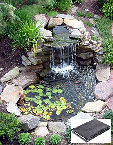 dsdzkj Pond Liner, 6' x 10' Preformed Pond Liner for Koi Ponds and Water Gardens