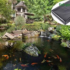 dsdzkj Pond Liner, 6' x 10' Preformed Pond Liner for Koi Ponds and Water Gardens