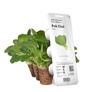 click and grow smart garden pak choi plant pods, 3-pack