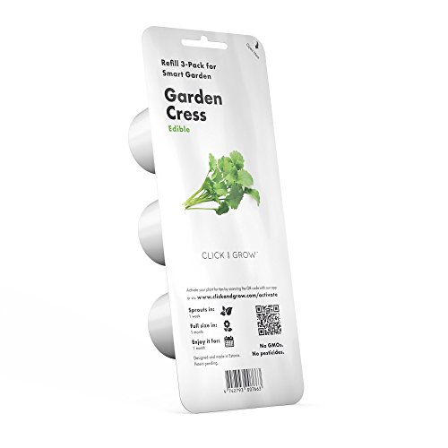 Click and Grow Smart Garden Garden Cress Plant Pods, 3-pack
