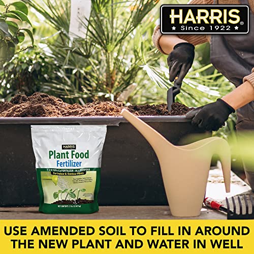 Harris Premium Plant Food Fertilizer, Promotes Vigorous Growth of Indoor and Outdoor Plants, 2lb