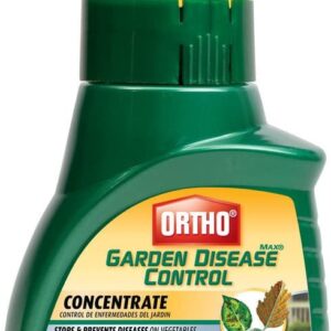 Ortho MAX Garden Disease Control Concentrate, 16-Ounce (Active Ingredient 29.6% Chlorothalonil Fungicide, Formerly Known as Daconil. For use on Vegetables, Fruits, Flowers, & Ornamentals.)