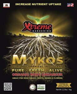 cyco xtreme gardening mykos pure mycorrhizal inoculant organic root enhancer, 2.2 lbs