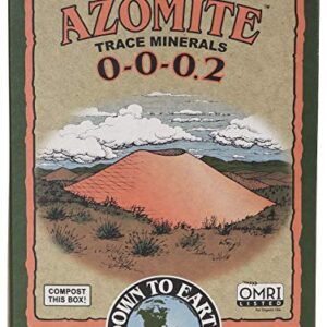 Down to Earth Organic White Azomite Powder for Improving Plant Growth 0-0-0.2, 5 lb