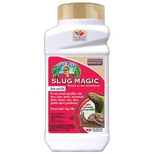 bonide captain jack’s slug magic granules, 1 lb. snail & slug killer, for organic gardening, pet safe formula