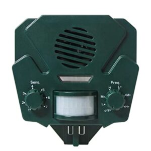 Bird-X Solar Yard Gard Electronic Animal Repeller keeps unwanted pests out of your yard with ultrasonic sound-waves