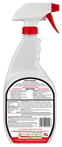 I Must Garden Ant Control - Kills & Repels - Pet & People Safe - Fast-Acting Natural Ant Repellent Spray for Indoor & Outdoor Use - 32oz Spray