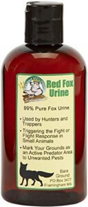 just scentsational fu-8 red fox urine for gardens, hunters, and trappers, 8 oz