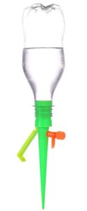 hengwei plant waterer spikes(18cs), self self plant watering device, with slow release control valve switch, automatic vacation drip watering bulbs globes stakes system for indoor & outdoor plants
