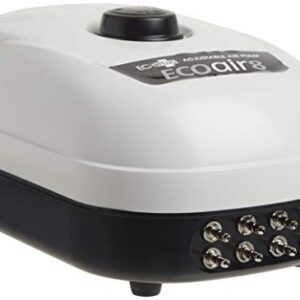 EcoPlus 380 GPH (1440 LPH, 13W) Air Pump w/ 8 Outlets | Aquarium, Fish Tank, Fountain, Pond, Hydroponics