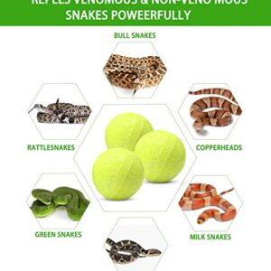 12 Pack Natural Snake Repellent Powerful Snake Away Repellent Balls for Yard Lawn Garden, Outdoors Snake Repelling,Pest Insect Control Indoor