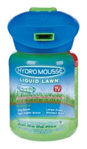 hydro mousse liquid lawn system – grow grass where you spray it – made in usa