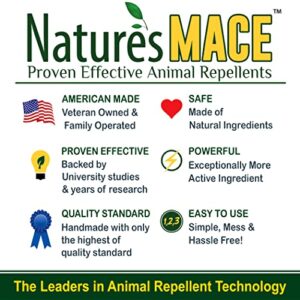 Nature's MACE Rabbit Repellent 30lb Granular/Treats 19,000 Sq. Ft. / Rabbit Repellent and Deterrent/Keep Rabbits Out of Your Lawn and Garden/Safe to use Around Children & Plants