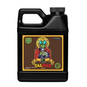 cronk nutrients calmag 2-0-0 – calcium, magnesium and iron plant fertilizer supplement – compatible with soil, soilless and hydroponic garden – correct common deficiencies for indoor & outdoor plants, 500ml