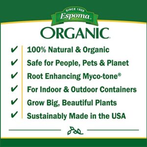 Espoma Organic Seed Starter Premium Potting Soil Mix - All Natural & Organic Seed Starting Mix with Mycorrhizae. For Organic Gardening, 16 qt, Pack of 1