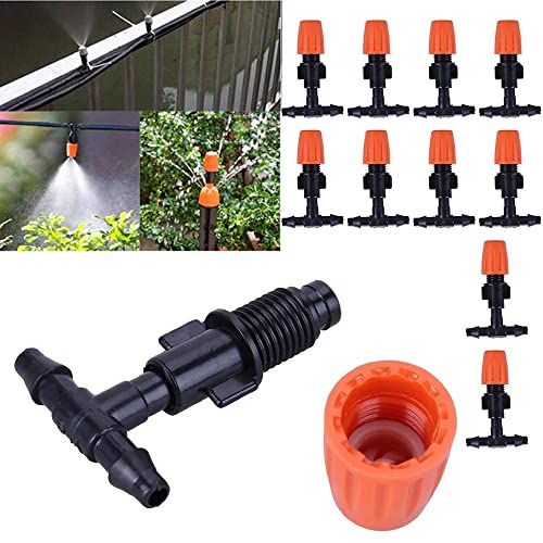 n/a DIY Garden Irrigation System Automatic Water Timer Garden Hose Micro Watering Drip Kit with Adjustable Drippers (Color : A, Size : 20M Pipe)