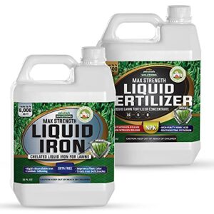 petratools liquid iron for lawns (32oz) liquid 16-4-8 lawn (32oz)