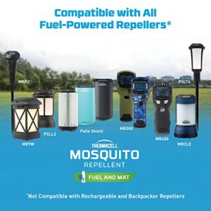 Thermacell Mosquito Repellent Refills & Cambridge Mosquito Repellent Patio Shield Lantern; 15-Foot Zone of Protection Effectively Repels Mosquitoes; Black, 4.7 x 5 x 7.1 Inch