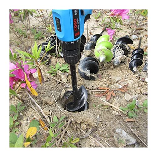 XXYFFS 9 Sizes Garden Power Tools-Ground Drill Spiral Drill Bit Auger Seed Plant Flower Planting Hole Digger Tool