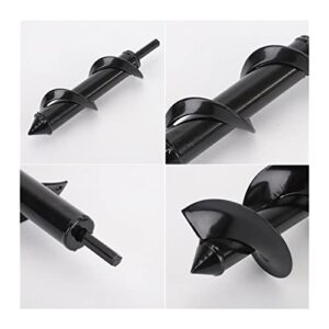 XXYFFS 9 Sizes Garden Power Tools-Ground Drill Spiral Drill Bit Auger Seed Plant Flower Planting Hole Digger Tool