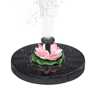 n/a solar fountain round water source home water fountains decoration garden pond swimming pool bird bath waterfall (color : type 1)