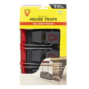victor m123 quick-kill mouse trap 3-pack