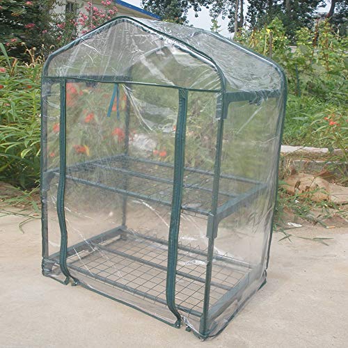 Portable Greenhouse Instant Pop-up Fast Setup Indoor Outdoor Plant Gardening Green House Canopy (Not Included The Iron Stand)