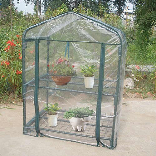 Portable Greenhouse Instant Pop-up Fast Setup Indoor Outdoor Plant Gardening Green House Canopy (Not Included The Iron Stand)