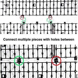 OCEANPAX Scat Cat Mat with Spikes Prickle Strips Digging Stopper Pest Repellent Spike Deterrent Mat, 78 x11 inch and 8.47 X 6.3inch(12Pack)