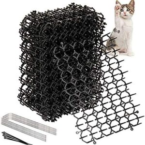 OCEANPAX Scat Cat Mat with Spikes Prickle Strips Digging Stopper Pest Repellent Spike Deterrent Mat, 78 x11 inch and 8.47 X 6.3inch(12Pack)