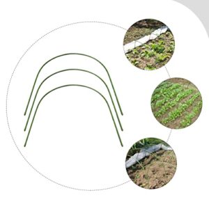 Cabilock Metal Holder 3 Pcs Garden Greenhouse Hoops for Plant Cover Support Gardening Houses Tunnel Support Frame Garden Stakes for Fabric Covers Netting Raised Beds Shelf Plants