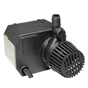 spaces places g535ag 575 gph, max height 13′ pond pump, black, 575 gallons per hour
