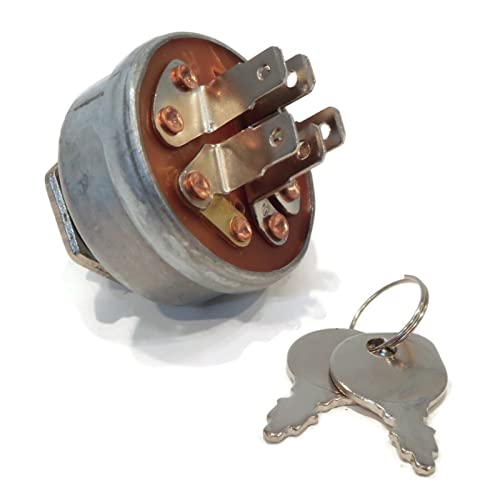 The ROP Shop | Ignition Starter Switch with Keys for Ariens GT, 18 HP, 931015 Garden Tractor