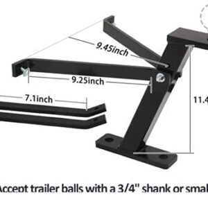 XYZCTEM Lawn Mower Trailer Towing Hitch, Garden Tractor Pro Hi Hitch Compatible with John Deere Ariens Cub Cadet Poulan Pro Husky Husqvarna Craftsman Riding Mowers