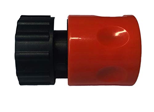 DEALENVY- Quick Connect Lawn Mower Deck Wash Port Hose Adapter/Attachment - Compatible with Part Numbers: TS350, 921 04041, 416405, GX22425 Many More (2, Red)