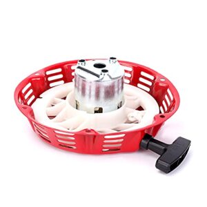 Recoil Pull Starter and Start Cup Assembly Replaces for Honda GX340 GX390 GX610 GX620 Generator 188/190f Lawn Mower Garden Machinery Parts