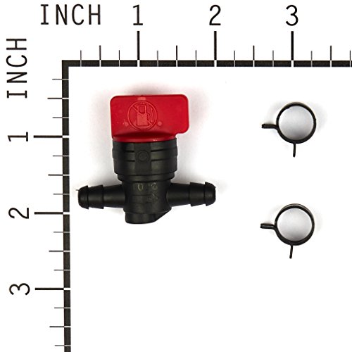 Briggs & Stratton 698183 Fuel Shut-Off Valve For Quantum and Selected Models, In-Line Valve,Black