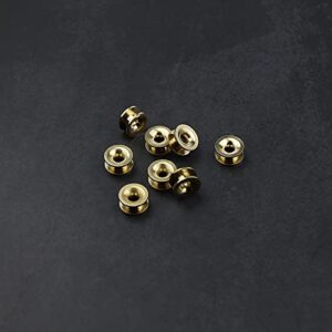 8pcs Universal 2 Line Grass Trimmer Head Brass Eyelets 5mm Slot Gap Outdoor Power Tools Replacement Parts Accessories for Agricultural and Garden