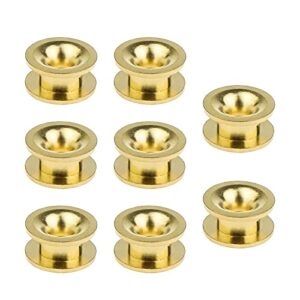 8pcs universal 2 line grass trimmer head brass eyelets 5mm slot gap outdoor power tools replacement parts accessories for agricultural and garden