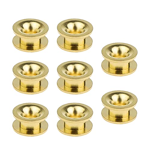 8pcs Universal 2 Line Grass Trimmer Head Brass Eyelets 5mm Slot Gap Outdoor Power Tools Replacement Parts Accessories for Agricultural and Garden