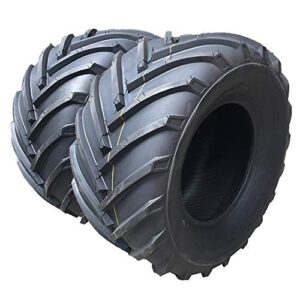 trible six set of 2 tubeless 20×10.00-8 4pr load range b turf tires for lawn garden mower 20-10-8 turf bias lrb for garden lawn mower tractor golf cart tires 2010-8