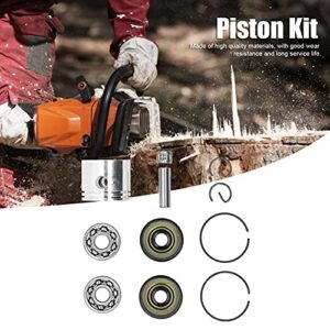 Piston Kit, Chainsaw Accessories High Accuracy Watertight for Poulan 220 221 260 1950 2150 2250 2450 2550 for Garden Accessories