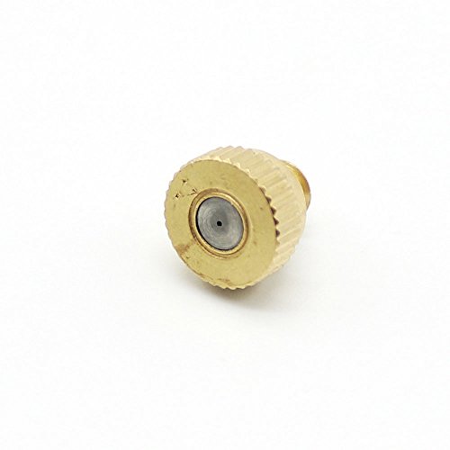 20pcs Brass Misting Nozzles for Cooling System 0.024" (0.6 mm) 10/24 UNC Garden