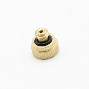 20pcs Brass Misting Nozzles for Cooling System 0.024" (0.6 mm) 10/24 UNC Garden