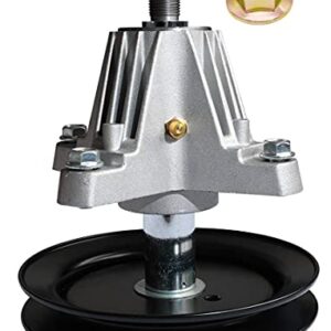 G.Times 6.3" Dia Pulley Blade Spindle Assembly Replaces 618-04822 918-04889 918-04822B 918-04950 mounting Hardware is Included