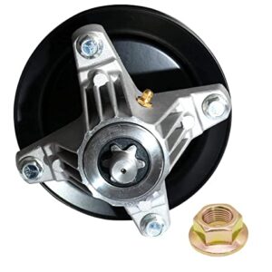 G.Times 6.3" Dia Pulley Blade Spindle Assembly Replaces 618-04822 918-04889 918-04822B 918-04950 mounting Hardware is Included