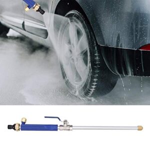 High Pressure Washer Gun, Aluminum Alloy High Pressure Water Gun Powerful Cleaner Washer Spray Nozzle Cleaning Tool for Washing car Window Bathroom and Garden Plants