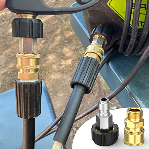 Twinkle Star Pressure Washer Adapter Set Quick Connect Kit, TWIS291