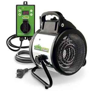 bio green pal 2.0/usdt palma greenhouse heater incl. digital thermosta, 11 x 8 x 12.5″ / 280 x 195 x 315 mm